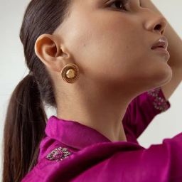 Perfectly Average Flower Studs-image-93