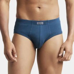 Jockey 1009 Dark Teal Super Combed Cotton Rib Briefs with Stay Fresh Properties-picture-39