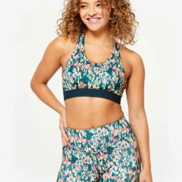 DOMYOS By Decathlon Multicolored Print Sports Bra-34