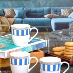 Sonaki White Bone china Tea & Coffee Mug - Set of 6-14