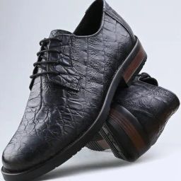 Carlo Romano Men's Grey Derby Shoes-picture-13