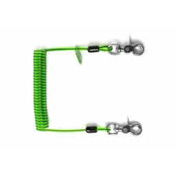 Never Let Go 14 cm to 210 cm PU Outer/Stainless Steel Tool Lanyard Coil Tether 3kg Capacity, 101476-image-64