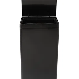 UMAI Black Stainless Steel Automatic Smart Sensor Open Dustbin With Lid 42 L-16