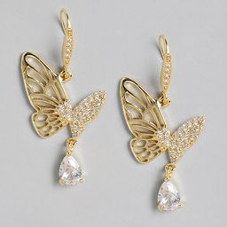 DressBerry Butterfly Shaped Drop Earrings-image-5