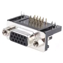 RS Pro 15 Way Right Angle Through Hole D-sub Connector Socket 2.29 mm Pitch-picture-32