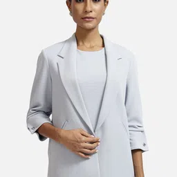 OFFICE & YOU Notched Lapel Collar Tailored Jacket With Cufflink-picture-36