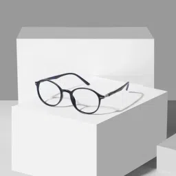 Enrico Eyewear Matte Black Round Unisex Eye Frames - Computer Glasses-picture-3