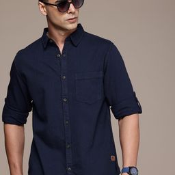 Roadster Men Standard Pure Cotton Casual Shirt-image-36