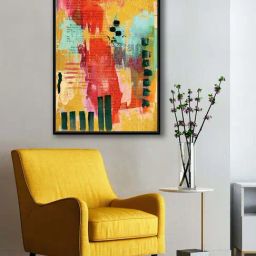 999Store Multicolor Canvas Abstract Modern Art Canvas Wall Painting-9