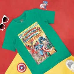 Pantaloons Junior Green Cotton Printed T-Shirt-picture-31