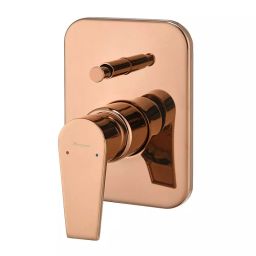 Parryware Ultra High Flow Diverter Upper Trim Praseo Deep Rose Gold Chrome Finish, G5886A4-image-80