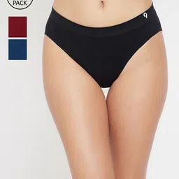 C9 AIRWEAR Women Pack Of 3 Assorted Basic Briefs P1120_Pack14-image-97