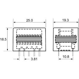 OEP (OXFORD ELECTRICAL PRODUCTS) Through Hole Audio Transformer 300 Ω, Z21806C-image-88