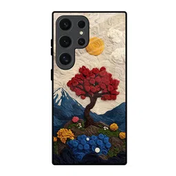 QRIOH Quirky Printed Lightweight Silicone Samsung Galaxy S24 Ultra 5G Glass Back Case-picture-4