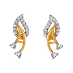 P.C. Chandra Jewellers 18 kt Gold & Diamond Earrings-picture-17