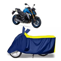 Auto Pearl Two Wheeler Cover for Suzuki GSX S1000 - Yellow, Blue-image-62