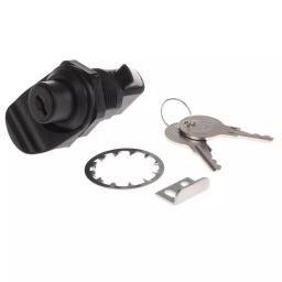 Southco Black ABS Camlock 23 mm Panel-to-Tongue 22.2x25.5 mm Cutout Key Unlock, 93-303-image-99