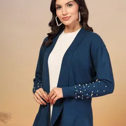 Juelle Winterwear Stylished Front Open Woollen & Cosy Shrug image 5
