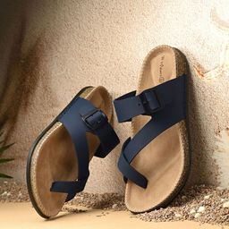 WAINERS Men Leather Slip-On Comfort Sandals-image-73