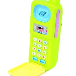 WISHKEY Plastic Musical Flip Mobile Phone Toy, Cell Phone with Colorful Lights and Sound Effects Multicolor (Pack Of 1)-image-26