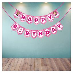 Wobbox Happy Birthday Banner, Boss Baby Theme Decoration Items Pink -Pack Of 1-image-56