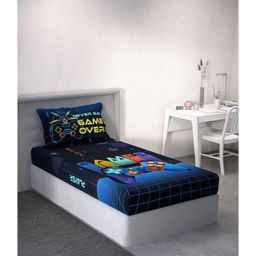 D Décor Single Bedsheet Lb35-sapphire Blue-image-81