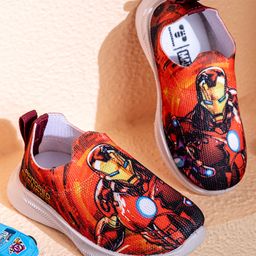 Toothless Marvel Avengers Featuring Iron Man Designed  Shoes - Maroon-image-78