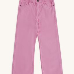Pantaloons Junior Cotton Solid Trousers - Pink-picture-45
