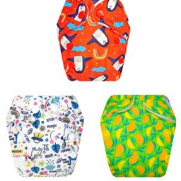 Dumbledo Premium Newborn Cloth Diaper with Integrated Cotton Insert - Antibacterial, Hypoallergenic, Smell-Free - Adjustable Fit for 0 to 6 months, Pack of 3-image-86