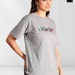 NEYSA Women Typography 2 Printed Applique T-shirt-image-83