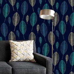 ArtzFolio Printed UV-Resistant Anti-Bacterial Linear LeavesPeel & Stick Wallpaper-image-63