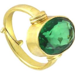 GenZcomplex Gold-Plated Brass Finger Ring-picture-3