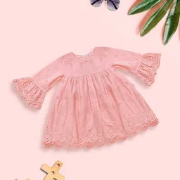 MeeMee Flared Sleeve Fit & Flare Dress-33