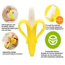 Enorme Silicone Lolipop Shape Multicolor Teething Soft Teether and Banana Shaped Silicone Toothbrush teether for Babies image 5