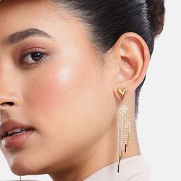 DressBerry Contemporary Drop Earrings-image-11
