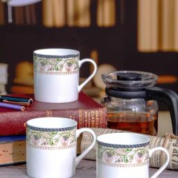 Sonaki White Bone china Tea & Coffee Mug - Set of 6-image-93
