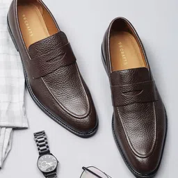 99CRAFTS Men Leather Formal Slip-On Shoes-picture-10