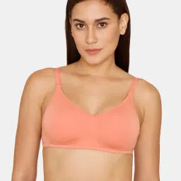 Zivame Orange Full Coverage Wireless Backless Bra-image-97