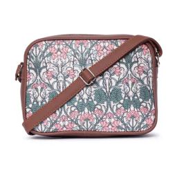ZOUK Hooghly Nouveau Multicolor Printed Cross Body Bag-5