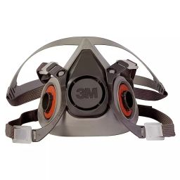SSWW 6100,6200,6300 Half Facepiece Respirator Nose Mask Thermoplastic Elastomers Free Size Black-6