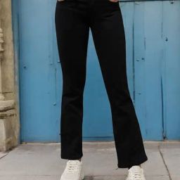 Dolce Crudo Black Denim Solid Jeans-image-19
