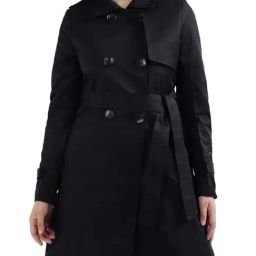 Centrestage Black Regular Fit Formal Coat-image-25