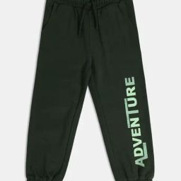 MINIKLUB Boys Olive Green Solid Full Sleeves Jogger-picture-38