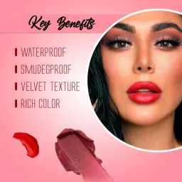 Matt Look Matinee Matte Non-Transfer Lipstick 07 Queen Fuchsia - 2.4 gm image 4