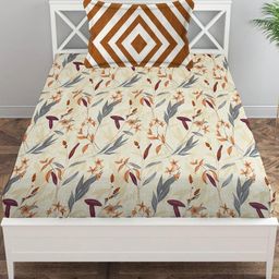 IVAZA Unisex Maroon Bedsheets-image-17