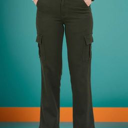 FIREAGE Women Straight Fit High-Rise Stretchable Jeans-image-65