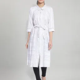 Aurelia Grey Printed Regular Fit Kurta-picture-6