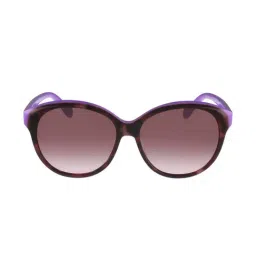 Lacoste LA748 Brown Gradient Oval Sunglasses-40