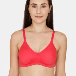 Rosaline by Zivame Red Non Wired Non Padded T-Shirt Bra-image-41
