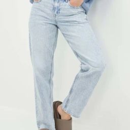 American Eagle Outfitters Blue Cotton Mid Rise Jeans-image-51
